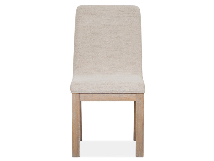 Ainsley Cerused Khaki Upholstered Host Chair - Set of 2 - D5333-66