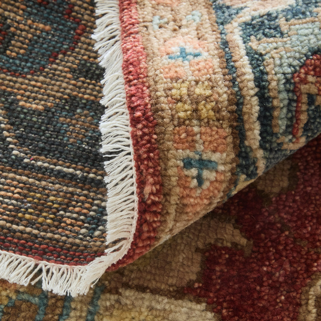 Rectangle/2' x 3'/Rust/Navy