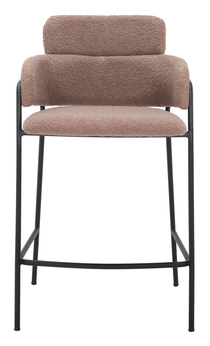 Marcel Counter Stool (Set of 2) Brown - AmericanHomeFurniture