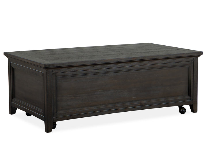 Westley Falls Graphite Lift Top Storage Cocktail Table With Casters - T4399-50