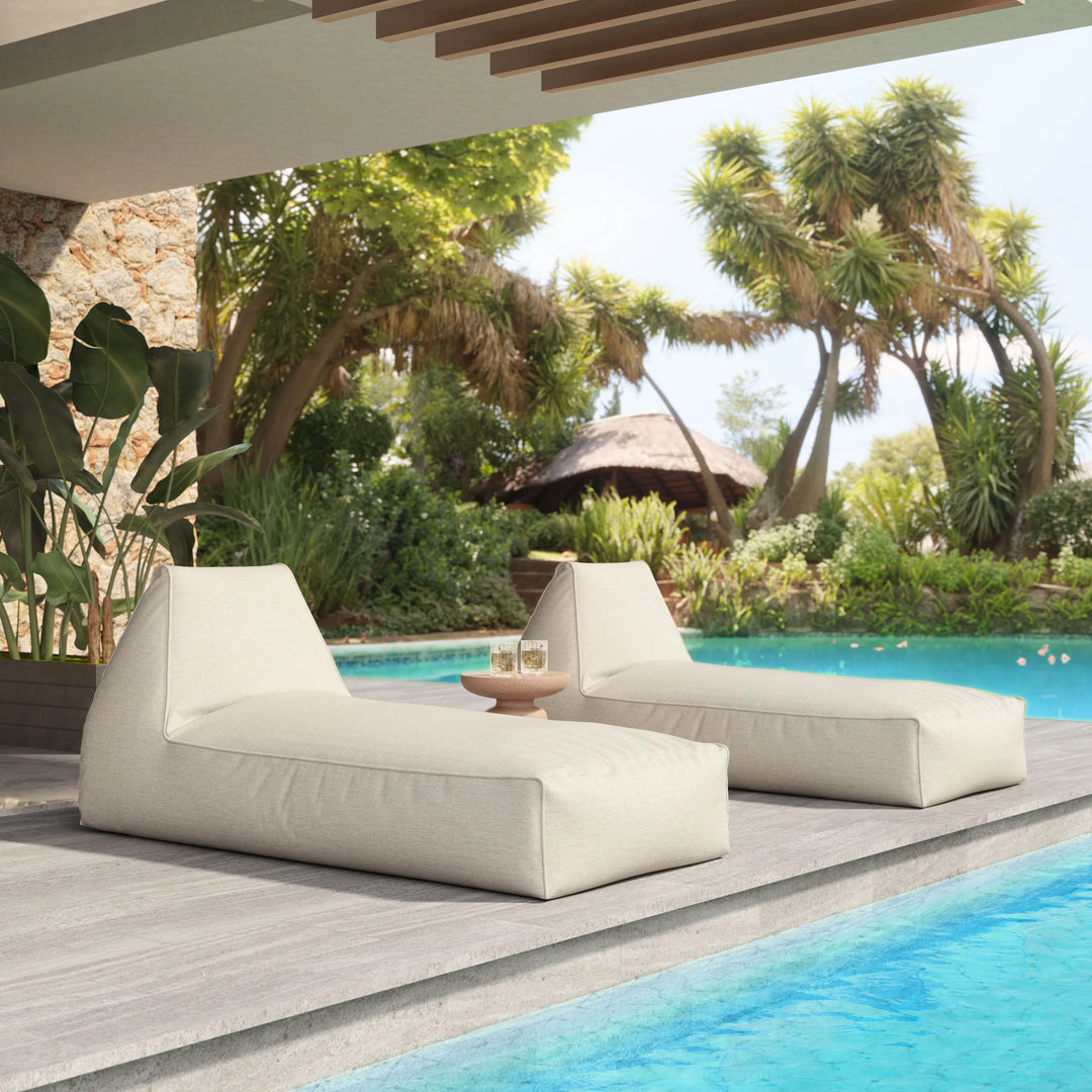 Kalm Lounge Chair Beige - AmericanHomeFurniture