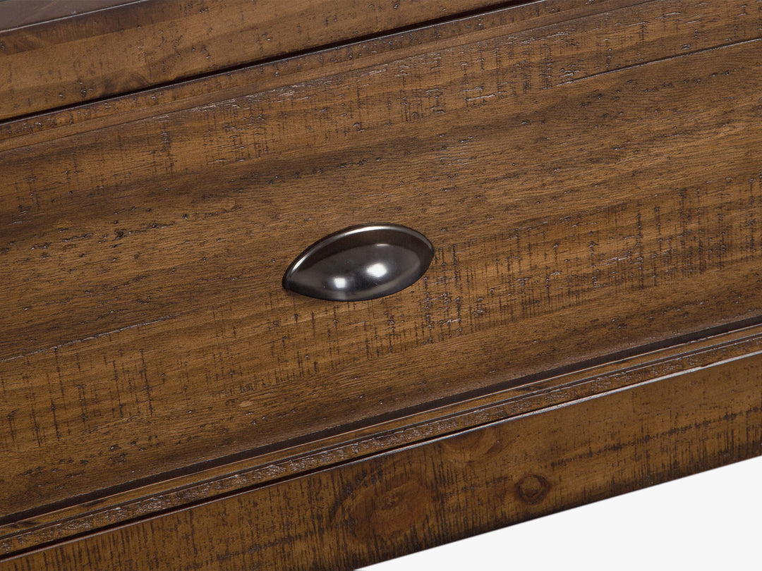 Bay Creek Toasted Nutmeg Queen Panel Storage Bed - B4398-55
