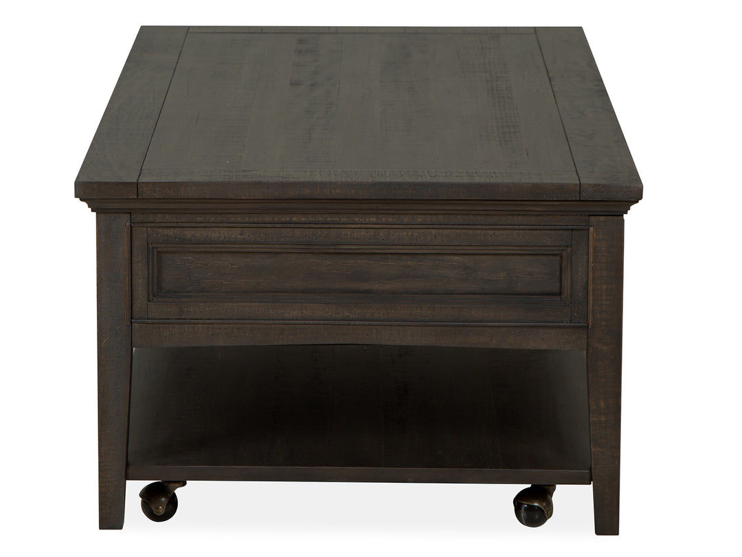 Westley Falls Graphite Rectangular Cocktail Table With Casters - T4399-43