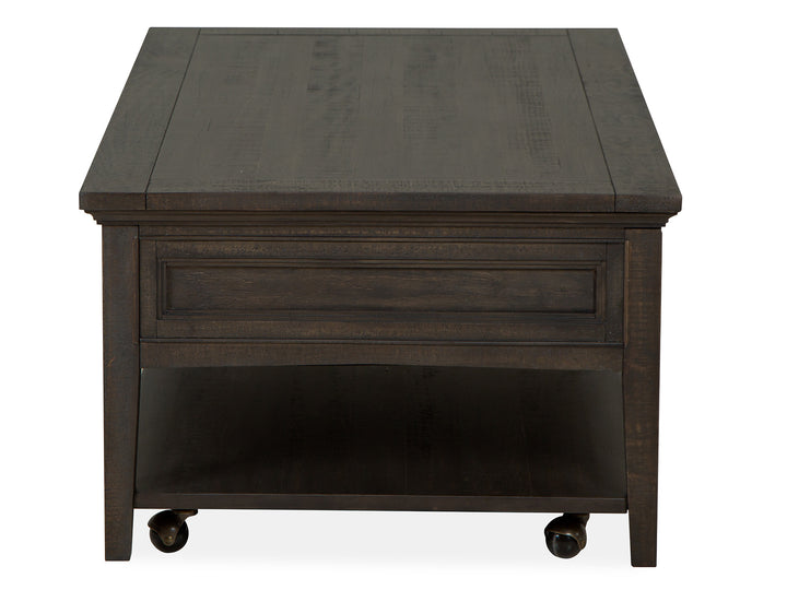 Westley Falls Graphite Rectangular Cocktail Table With Casters - T4399-43