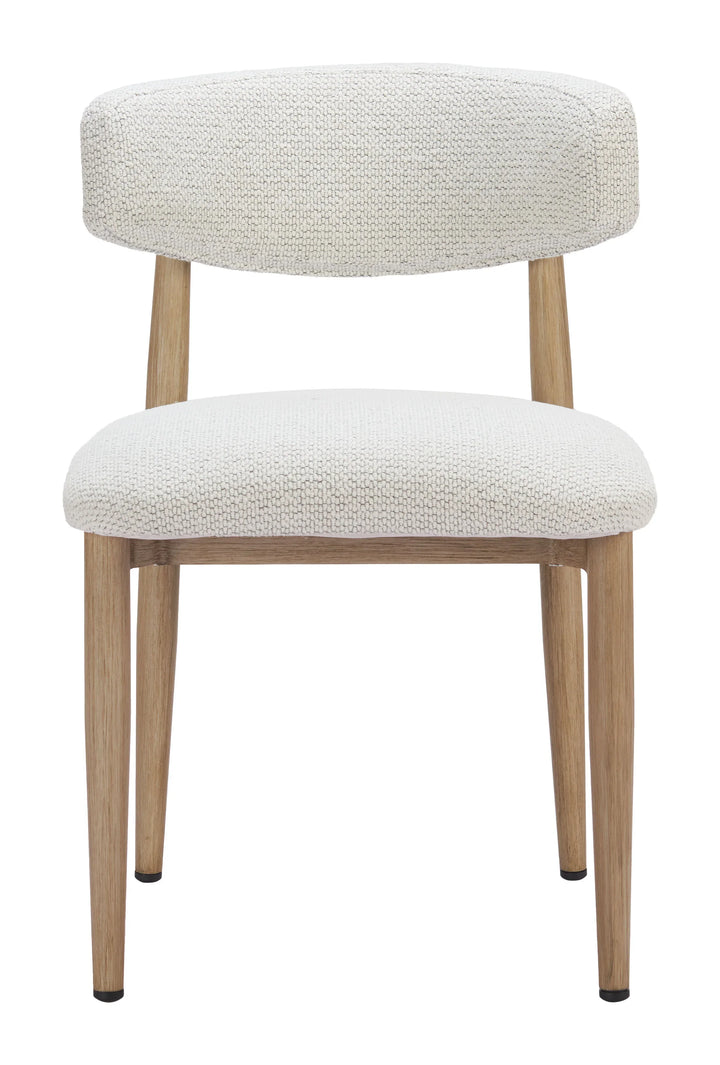 Bege Dining Chair White - AmericanHomeFurniture
