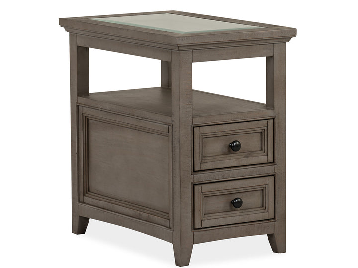 Paxton Place Dovetail Grey Chairside End Table - T4805-10