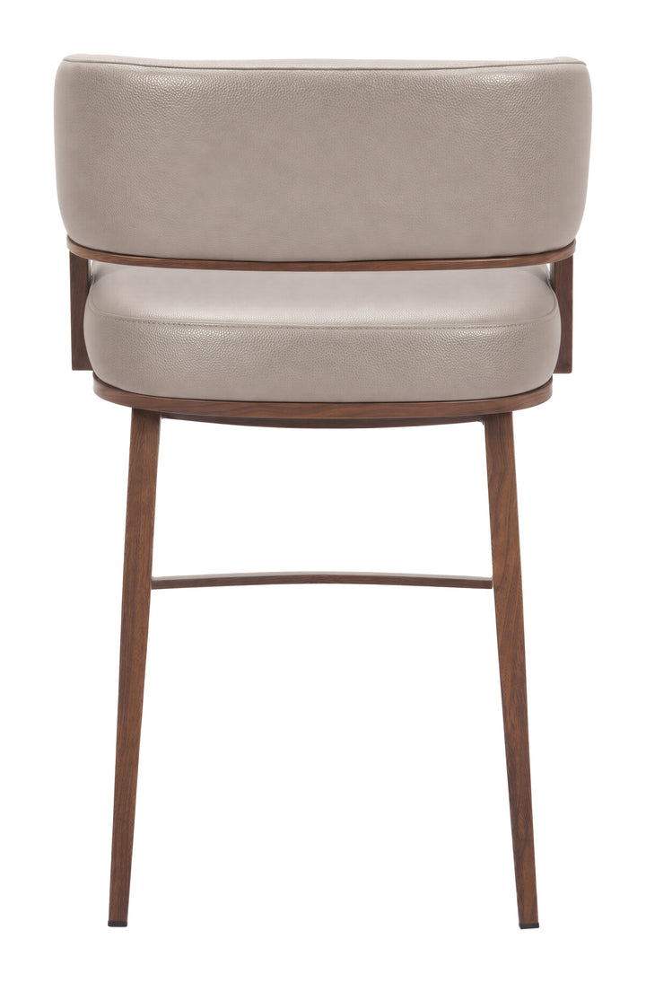 Poise Counter Stool Brown & Walnut - 111396