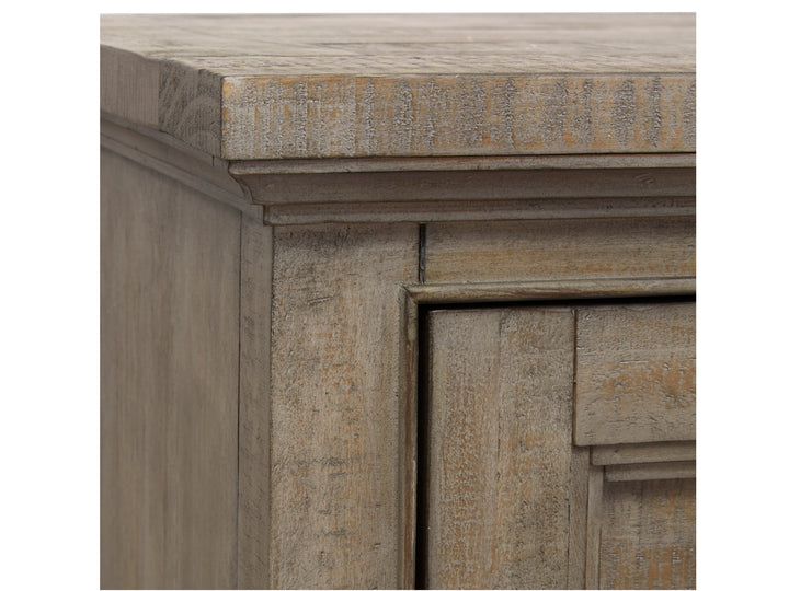 Paxton Place Dovetail Grey Drawer Nightstand - B4805-01
