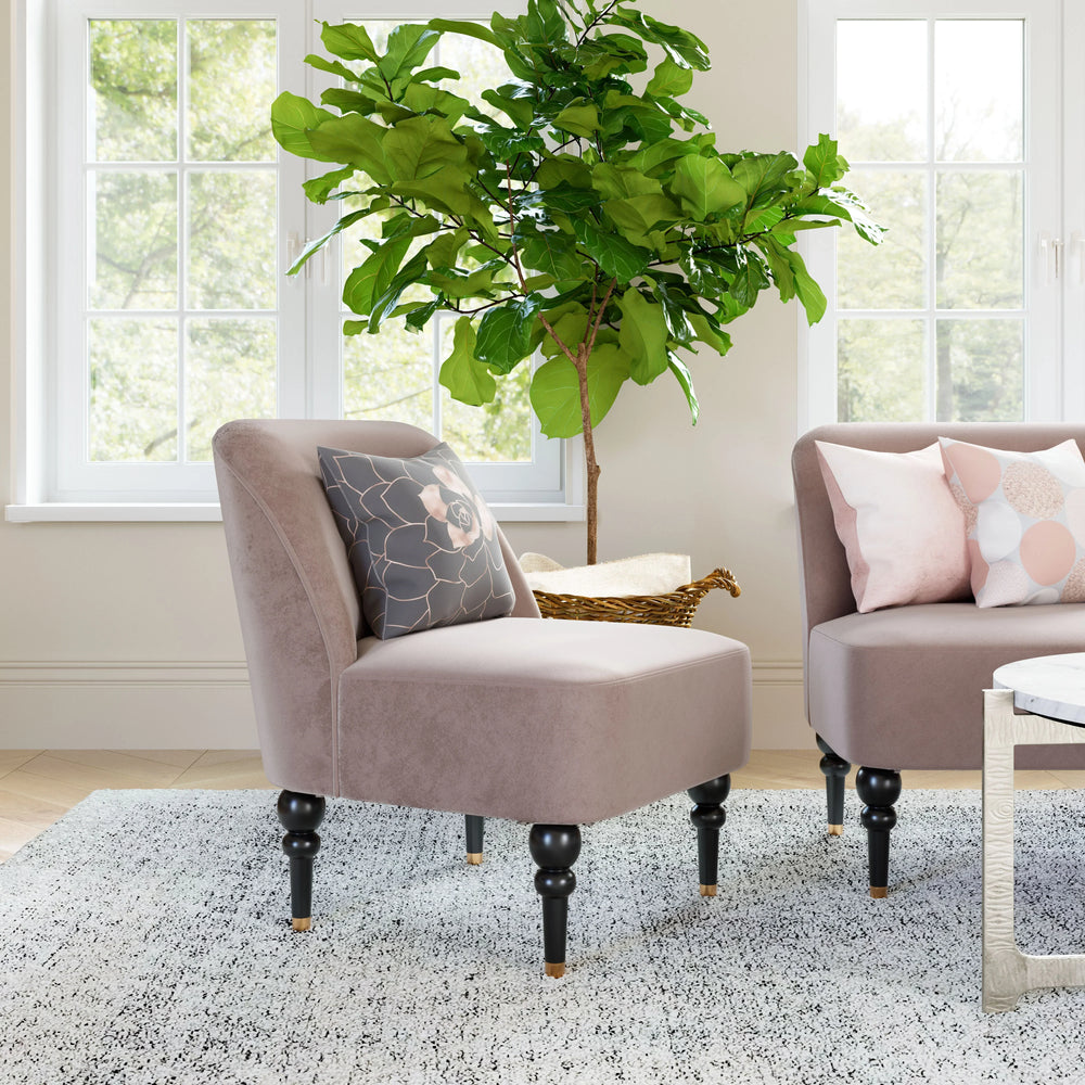 Bintulu Accent Chair Taupe - AmericanHomeFurniture