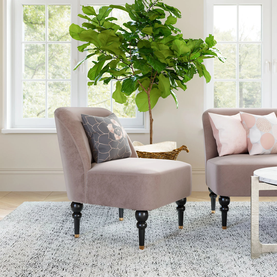 Bintulu Accent Chair Taupe - AmericanHomeFurniture