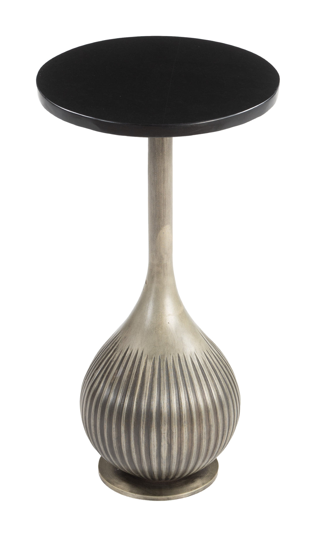Ionis Accent Table Black & Antique Silver - 110979
