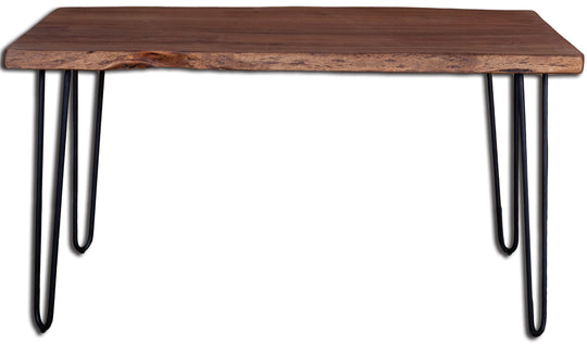 Organic Dining Table - Matte Brown