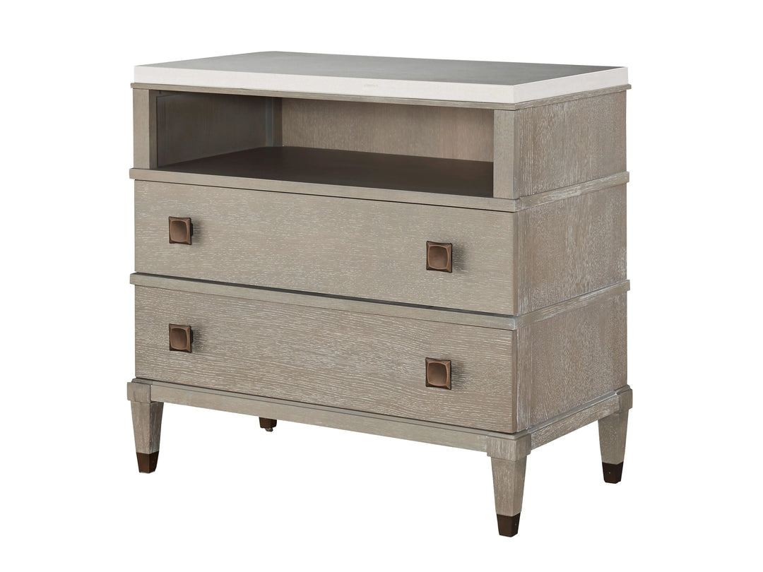 Playlist Two Drawer Nightstand