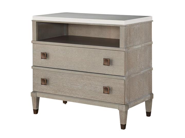 Playlist Two Drawer Nightstand