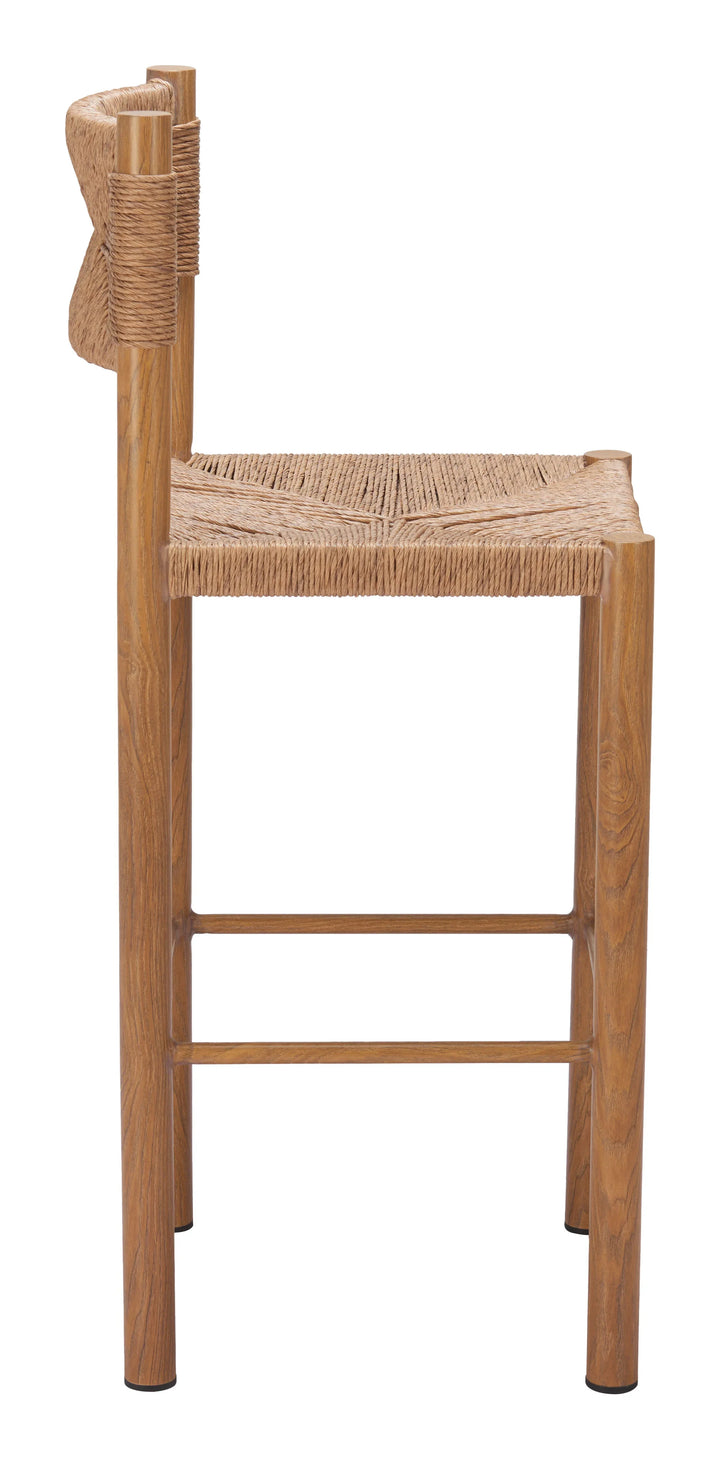Iska Barstool (Set of 2) Natural - AmericanHomeFurniture