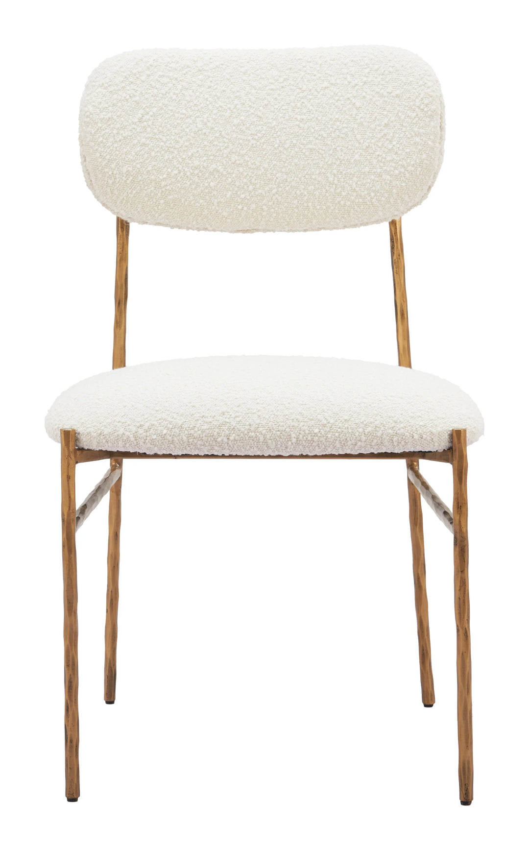 Sydhavnen Dining Chair Cream & Gold - AmericanHomeFurniture