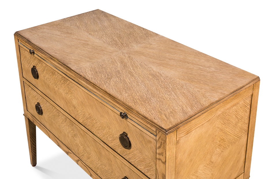 American Home Furniture | Sarreid - Ladlow Chest - Heather Grey Finish