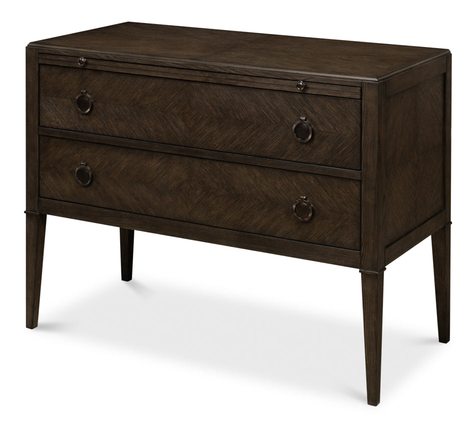 American Home Furniture | Sarreid - Ladlow Chest Artisan Grey Finish