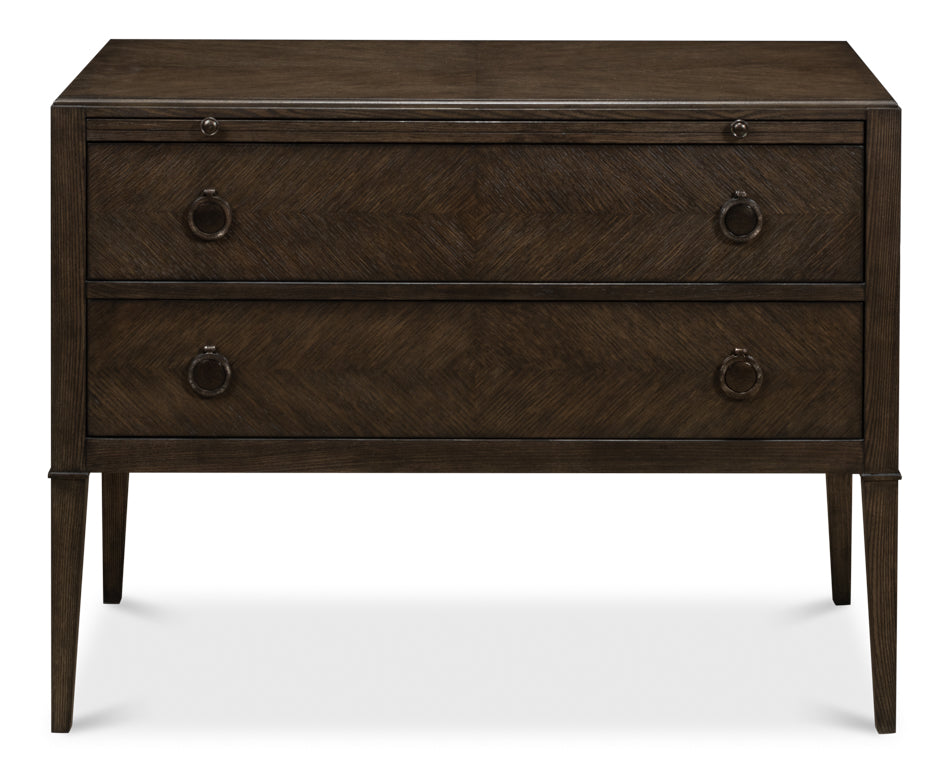 American Home Furniture | Sarreid - Ladlow Chest Artisan Grey Finish