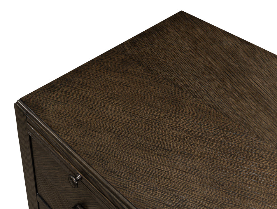 American Home Furniture | Sarreid - Ladlow Chest Artisan Grey Finish