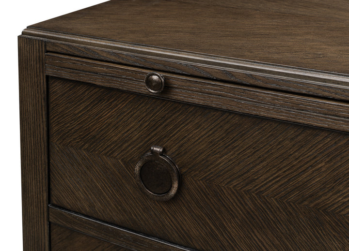 American Home Furniture | Sarreid - Ladlow Chest Artisan Grey Finish