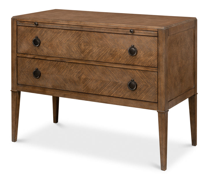 American Home Furniture | Sarreid - Ladlow Chest Light Mink Finish