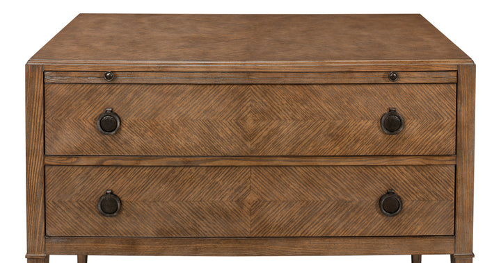 American Home Furniture | Sarreid - Ladlow Chest Light Mink Finish