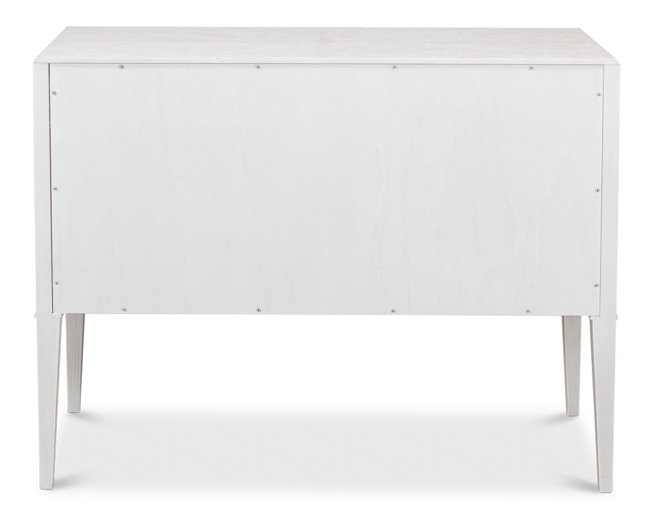 American Home Furniture | Sarreid - Ladlow Chest - Working White