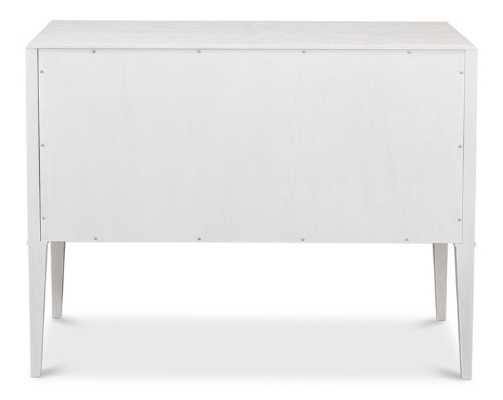 American Home Furniture | Sarreid - Ladlow Chest - Working White