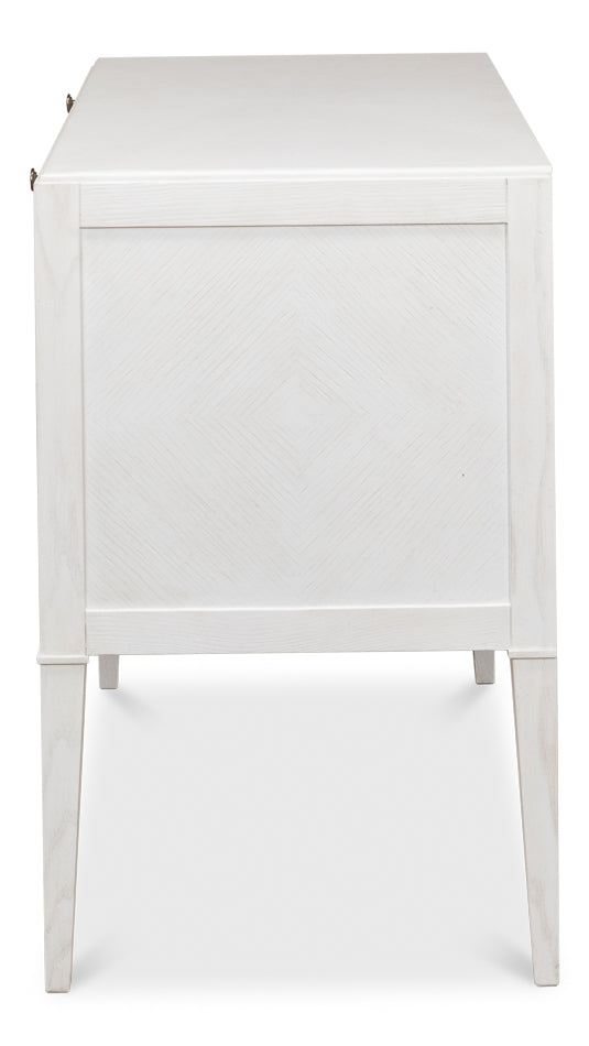 American Home Furniture | Sarreid - Ladlow Chest - Working White