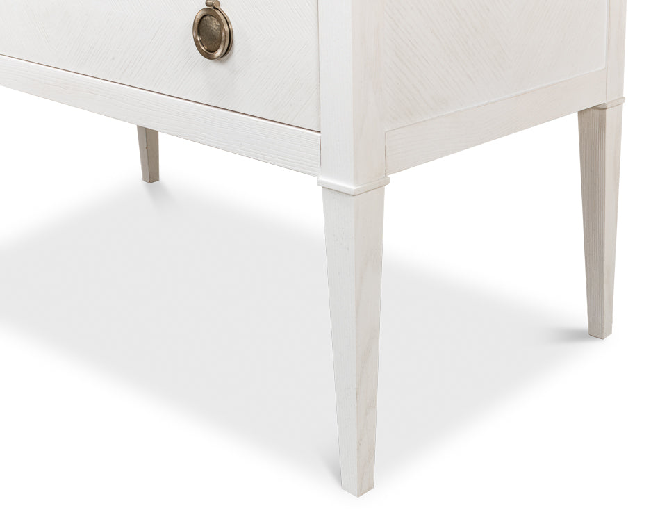 American Home Furniture | Sarreid - Ladlow Chest - Working White