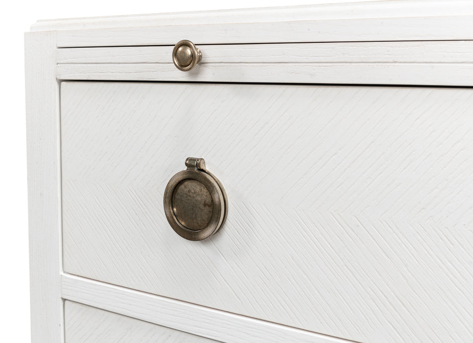 American Home Furniture | Sarreid - Ladlow Chest - Working White