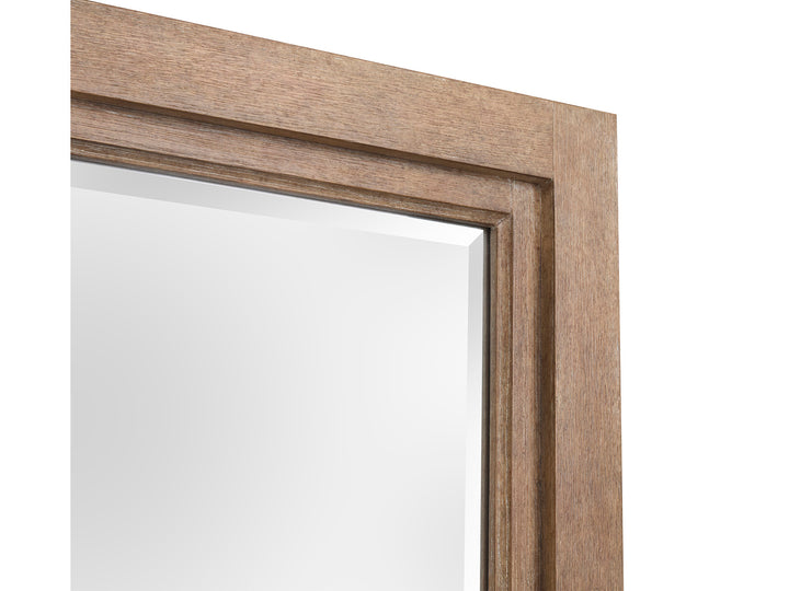 Plum Creek Sierra Brown Drawer Dresser With Landscape Mirror - B5768-2040