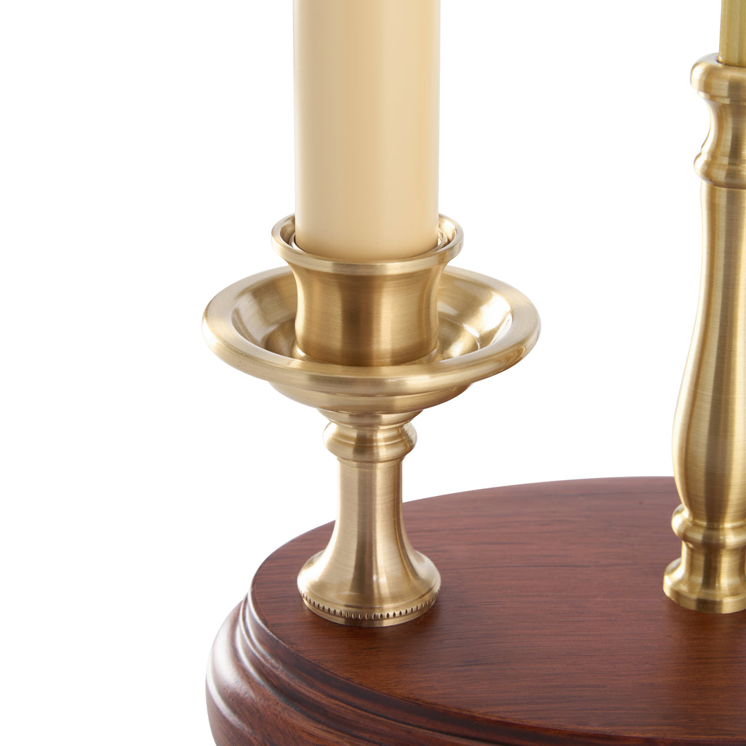 Twin Candle Desk Lamp - 517-3