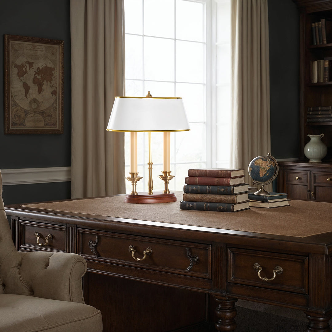 Twin Candle Desk Lamp - 517-3