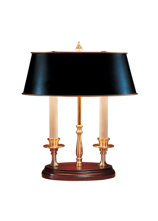 American Home Furniture Wildwood Twin Candle Desk Lamp