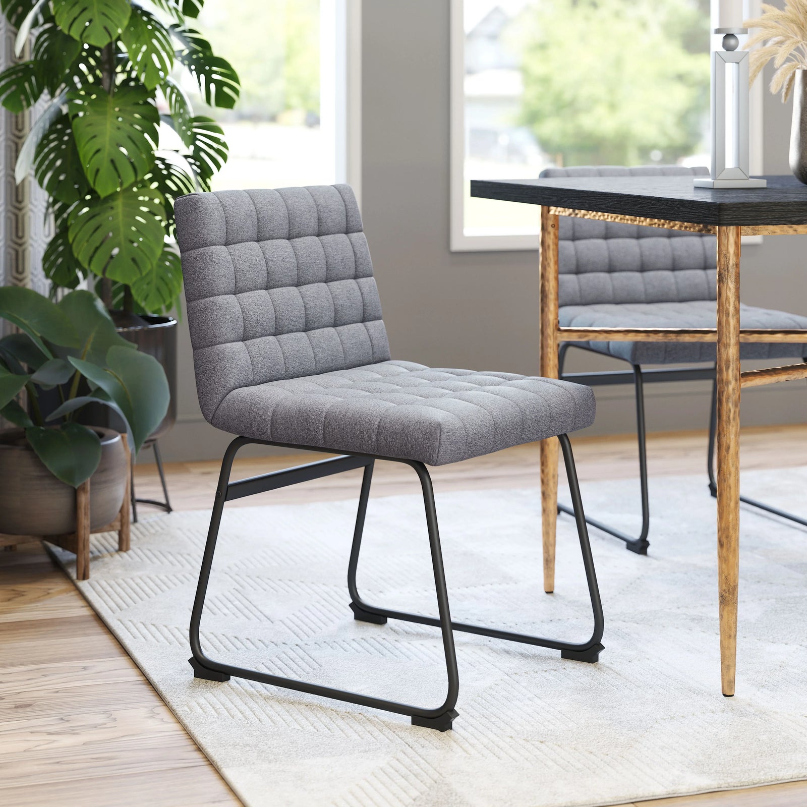 Zuo Pago Dining Chair (Set of 2) Gray DINING CHAIRS