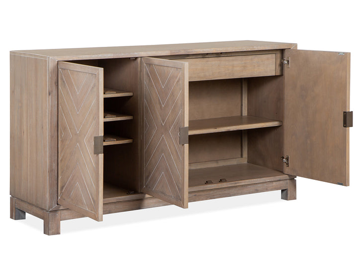 Ainsley Cerused Khaki Buffet - D5333-14