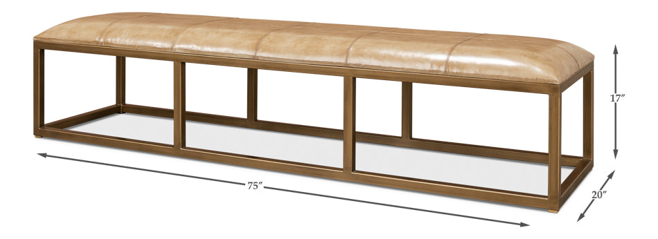 American Home Furniture | Sarreid - Long Hall Bench