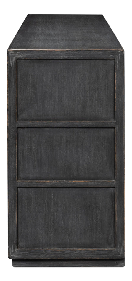 American Home Furniture | Sarreid - St Lucia Sideboard W/Solid Sides