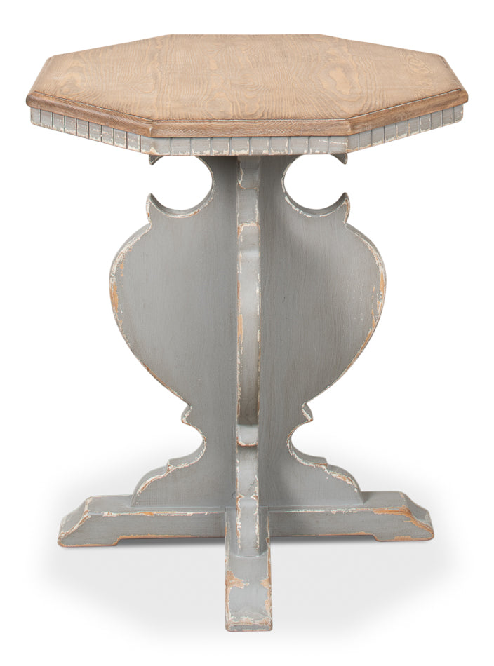 American Home Furniture | Sarreid - Brogan Side Table - Old Pine Finish