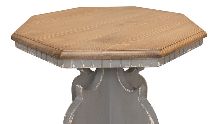 American Home Furniture | Sarreid - Brogan Side Table - Old Pine Finish