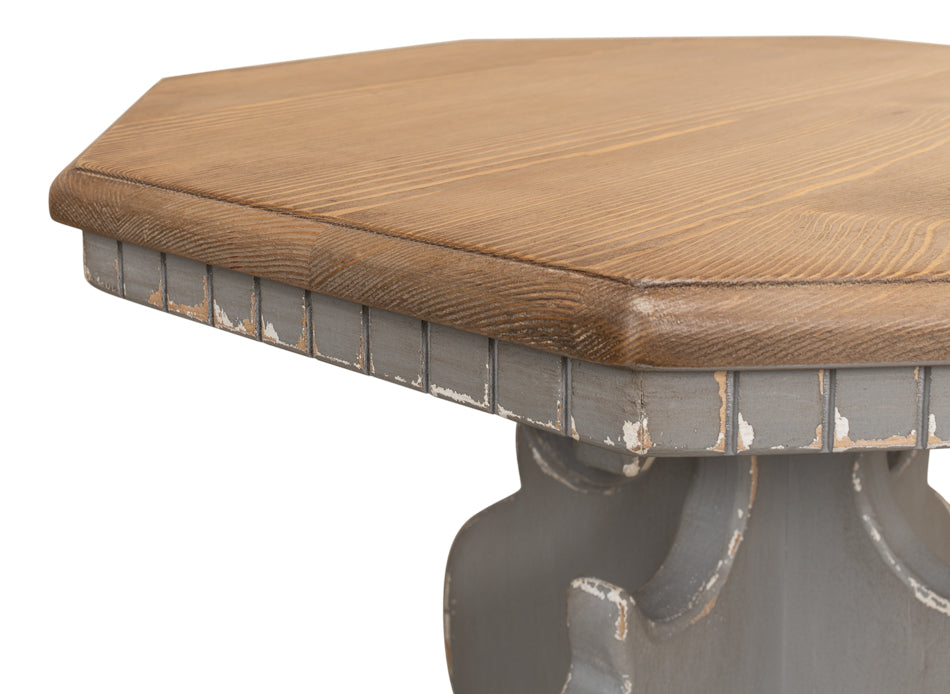 American Home Furniture | Sarreid - Brogan Side Table - Old Pine Finish