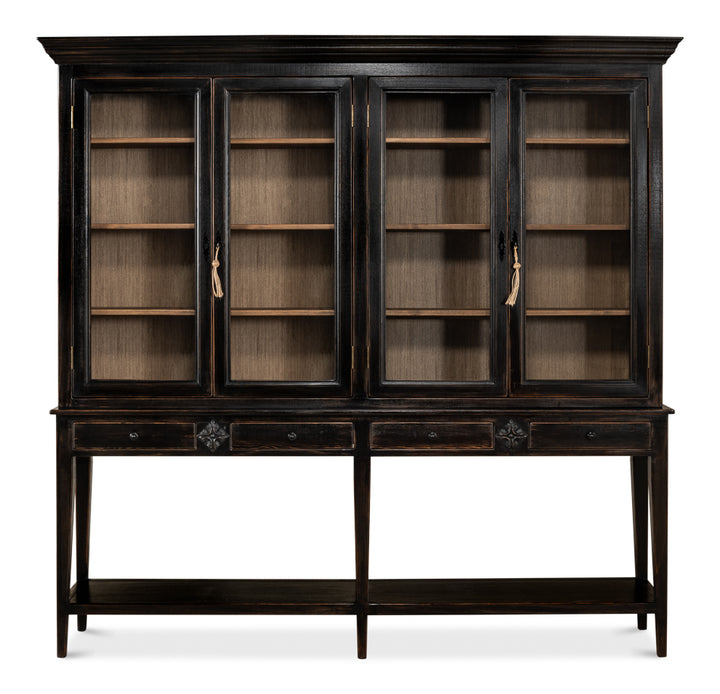 American Home Furniture | Sarreid - Beacon Hill Display Case - Ebony