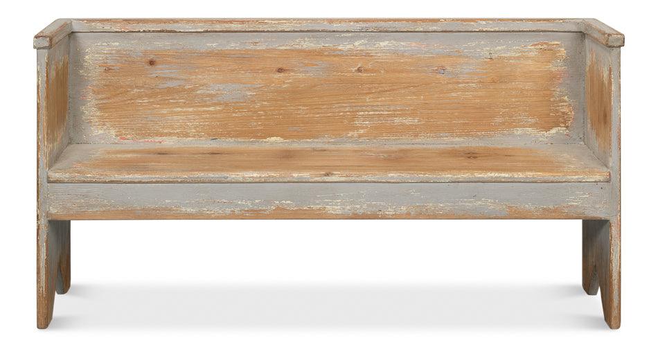 Sarreid Beach House Bench - Grey BENCHES