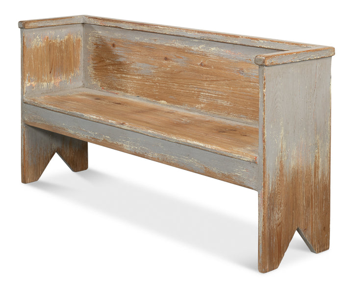 American Home Furniture | Sarreid - Beach House Bench - Grey