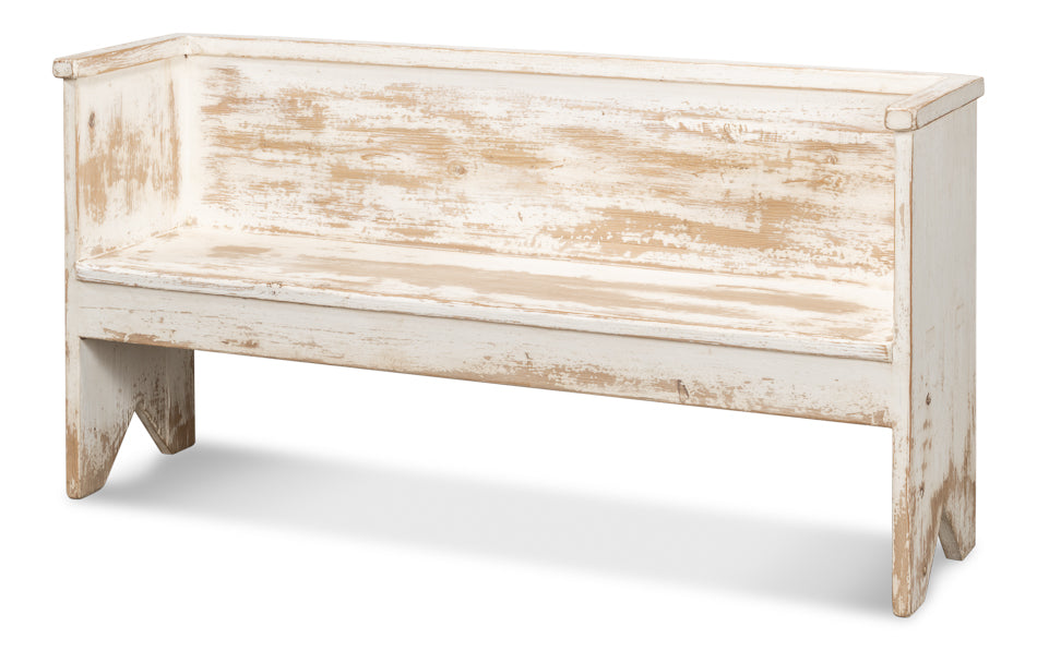 American Home Furniture | Sarreid - Beach House Bench - Whitewash