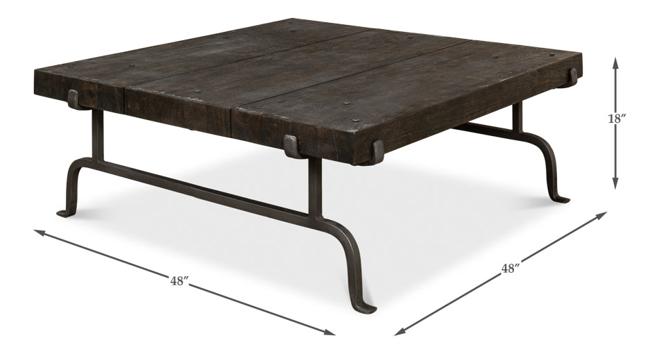 American Home Furniture | Sarreid - Blayne Coffee Table - Storm Cloud