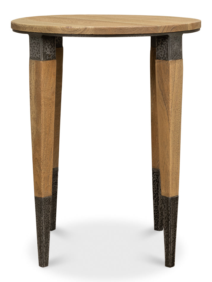 American Home Furniture | Sarreid - Saber Leg Chairside Table - Round