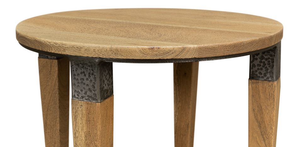 American Home Furniture | Sarreid - Saber Leg Chairside Table - Round